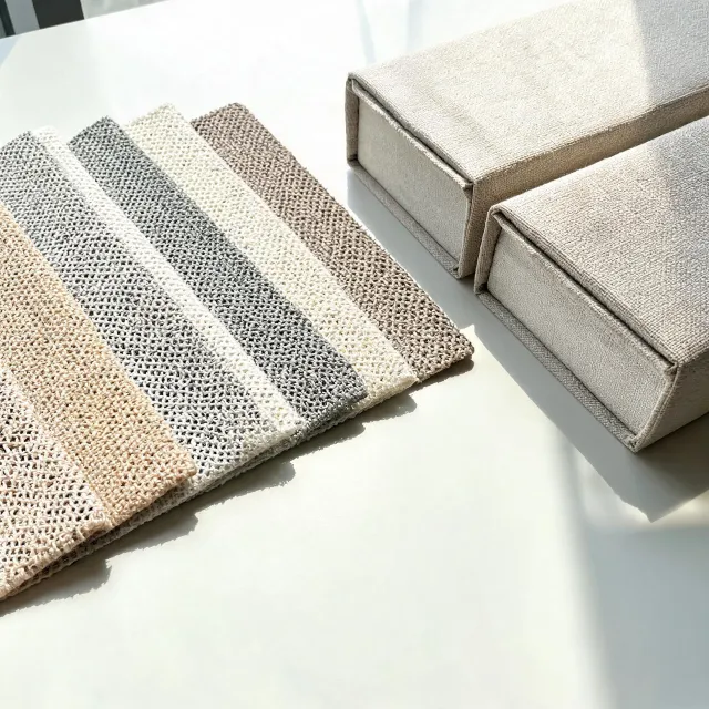 Acoustic panel fabric swatches
