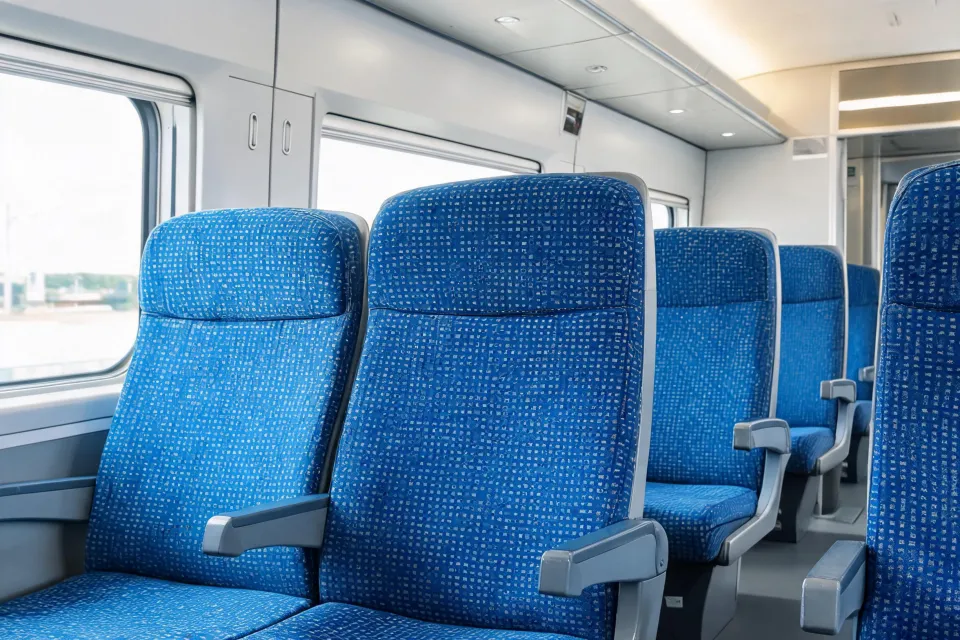 Passenger transport seating textile